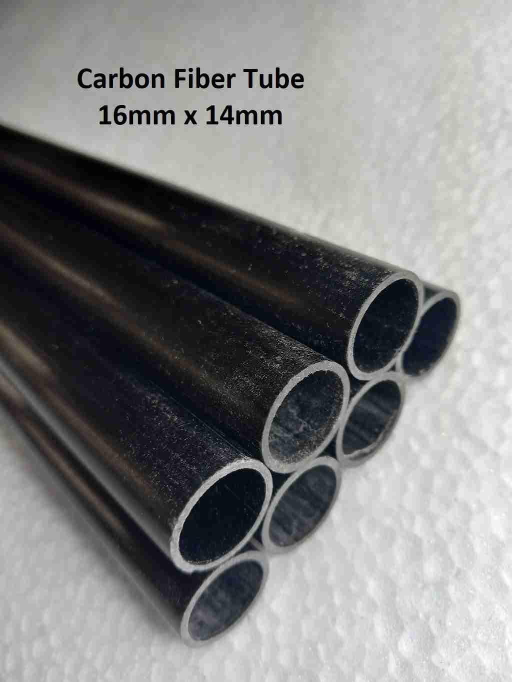 Carbon Fiber TUBE 16mm x 14mm x 1000mm